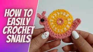 How to easily crochet snails