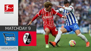 Hertha Berlin - SC Freiburg 2-2 | Highlights | Matchday 9 – Bundesliga 2022/23