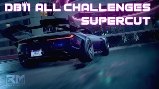 Need for speed Heat - Aston Martin DB11 Volante - All challenges supercut [32:9 4K]