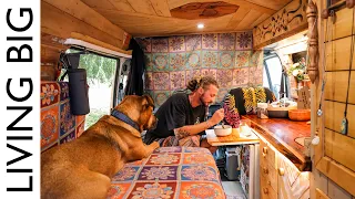 Amazing VANLIFE Artist is Turning Wheels, Turning Wood & Changing Lives!