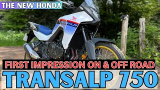 HONDA | TRANSALP 750 | First impression | REVIEW | XL750