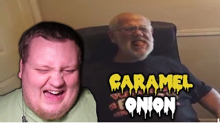 ANGRY GRANDPA THE CARAMEL ONION PRANK! REACTION!!!