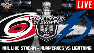 Carolina Hurricanes vs Tampa Bay Lightning Game 3 LIVE | NHL Stanley Cup Playoffs Stream PlayByPlay