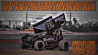 410 Sprint Cars NARC: Asparagus Cup at Newly Configured Stockton Dirt Track - Full Event Coverage