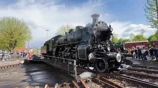 Museumstage im Eisenbahnmuseum Bochum Dahlhausen (20/21.4.2024) - mit Gastlok S3/6 3673 (18 478)