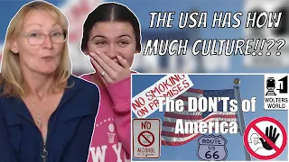 British MUM Reacts to The DON'Ts of Visiting The USA