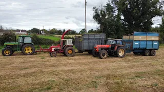 OLD SCHOOL SILAGE 2023 WITH A JF 900 HARVESTER