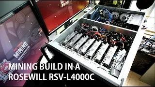Building a Mining Rig into a Rosewill RSV-L4000C Server Case!