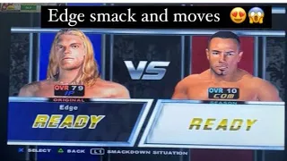 EDGE SMACK AND MOVES WWE SMACK DOWN PAIN | PS2 | ABHIMANYU CHOUHAN