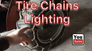 Tire Chains Lighting Wiring