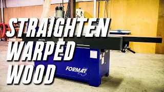 How To Straighten Wood - Felder Format 4 Planer and Jointer