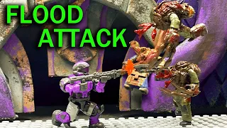 FLOOD ATTACK (Halo Infinite stop motion) Mega Construx