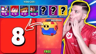 8 ITEME CU 3 BRAWLERI NOI DIN MEGA BOX GRATIS! Brawl Stars