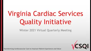 VCSQI Winter Quarterly Meeting -Acute Kidney Injury - 12/09/2021