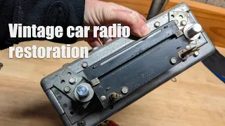 Restoring a 1958 Motorola car radio from my Porsche