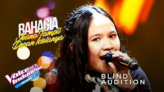 Joana Grania - Harus Bahagia | Blind Auditions | The Voice Kids Indonesia Season 4 GTV 2021