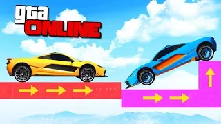 КООПЕРАТИВНАЯ БИТВА ДВУХ КОМАНД! ГОНКИ В GTA 5 ONLINE АЗИАТСКИЙ ПАРНЫЙ ПАРКУР ( ГТА 5 ГОНКИ )