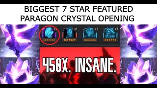 BIGGEST 7 STAR FEATURED PARAGON CRYSTAL OPENING EVER! 7 STAR VOX AND PHOTON! INSANE 7 STAR BASICS!