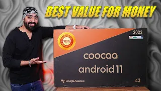 Best Value for Money - 43" Full HD Android TV 11 Coocaa TV (2022)