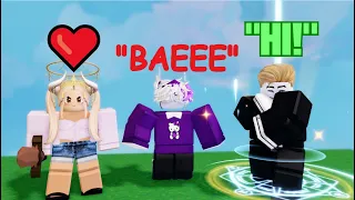 I HACKED a Nightmare Account to Troll These ONLINE DATERS... (Roblox Bedwars)