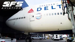 Delta Airlines 747 Retirement Flight