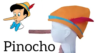 Cómo hacer gorro de PINOCHO + nariz 💛