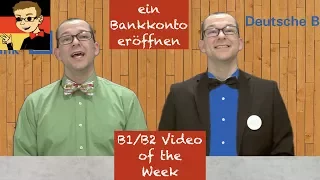 Deutsch für Anfänger B1/B2 #17: ein Bankkonto eröffnen