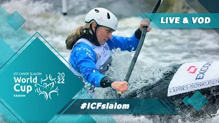 2022 ICF Canoe-Kayak Slalom World Cup Krakow Poland / Kayak Semis