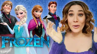 WHY is this movie so WILD? Vocal Coach FIRST TIME Watching ** FROZEN **