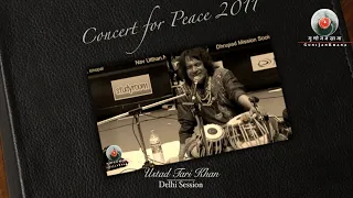 Ustad Tari Khan /Tabla/ Concert for Peace/ India Tour/ Delhi Session