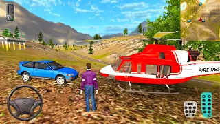 Rescue Helicopter and Car Simulator #2 - Pro Pilot and Driver School Sim Gameplay