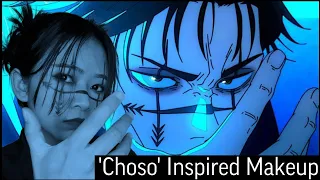 'Choso' Inspired Makeup Look | Jujutsu Kaisen | 呪術廻戦