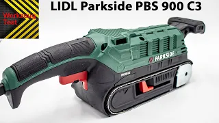 Bandschleifer Lidl  Parkside PBS 900 C3 / Werkzeug Test