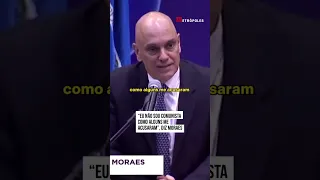 "Eu não sou comunistas como alguns me acusaram", diz Alexandre de Moraes