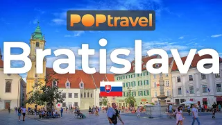 Walking in BRATISLAVA / Slovakia 🇸🇰- 4K 60fps (UHD)