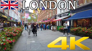 London Summer Walk | Green Park, Bond Street, Oxford Street, Piccadilly Circus, Regent Street | 4K