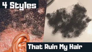 4 Hairstyles That Broke Off My Natural Hair