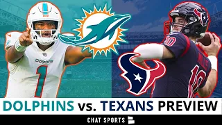 Miami Dolphins vs. Houston Texans Preview: Injury News, Keys To Victory, Prediction | Dolphins News