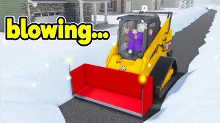 Roblox I Blow Deep Snow With Fastest Blower