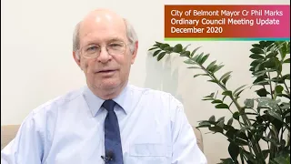 Message from the Mayor | December 2020 | City of Belmont