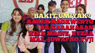 CARREN UMIYAK SA UNANG ARAW SA EAT BULAGA! SINO NAGPAIYAK?