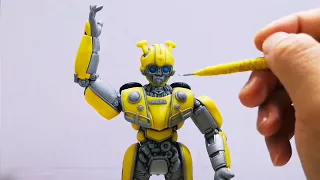 Bumblebee Made From Polymer Clay - Timelapse | ClayWorld