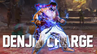 How To Utilize Ryu's Denjin Charge Move - Street Fighter 6