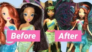 Fixing my Winx Club Harmonix dolls: Bloom and Aisha (Jakks Pacific doll restoration)