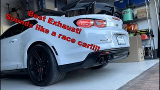 Zl1 1LE Corsa Extreme Plus Exhaust install // BRUTAL SOUNDS!!!!!