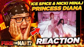 FIRE or NAH?! Ice Spice & Nicki Minaj - Princess Diana (REACTION) | iamsickflowz