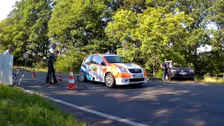 Start der WP 2 Rallye Mittelrhein 2023 - Florian & Tobias Just