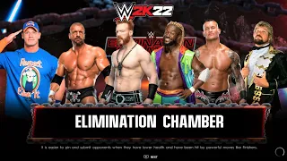 6-Man Elimination Chamber Match Full Gameplay #10 | WWE 2K22 | 4K