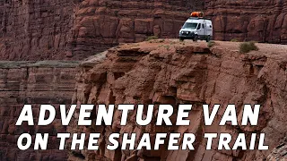 Sprinter 4x4 Adventure Van Takes on the Shafer Trail, Moab, Utah