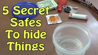 5 secret safe compartments at your house-  NEVER FAILS